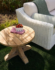 Best Teak Trestle Side Table