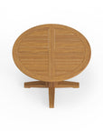 Best Quality Luxury Outdoor Teak Pedestal Dining Table By Harbor Classic