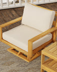 Charleston Outdoor Swivel Club Chair