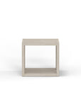Gray outdoor side table