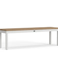 White Aluminum Bench