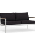 2 Seater In White Aluminum