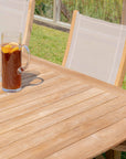 Highest Quality Luxury All Teak Outdoor Extension Dining Table From 8 Feet To 10 Feet
