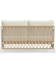 White Aluminum Outdoor Loveseat