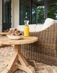 Outdoor Trestle Side Table