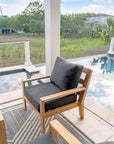 Highest Quality Teak Outdoor Luxury Club Chair