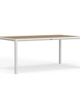 White Aluminum Dining Table