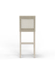 Gray Teak Outdoor Bar Chair