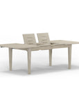 Gray Teak Extendable Dining Table