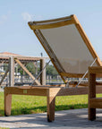 Best Teak Sling Chaise Lounge