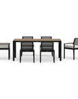 6 Seat Dining Table In Aluminum