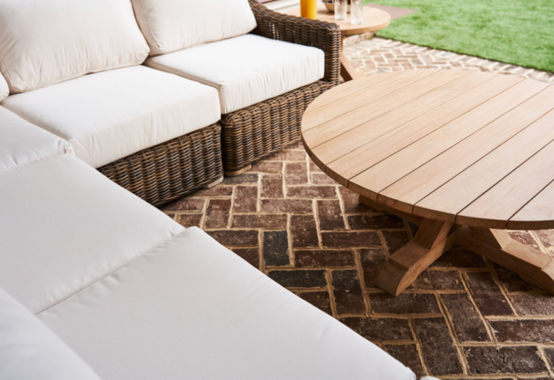 Modular Wicker Sectional