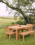 Best Quality Outdoor 66 Inch Teak Dining Bench