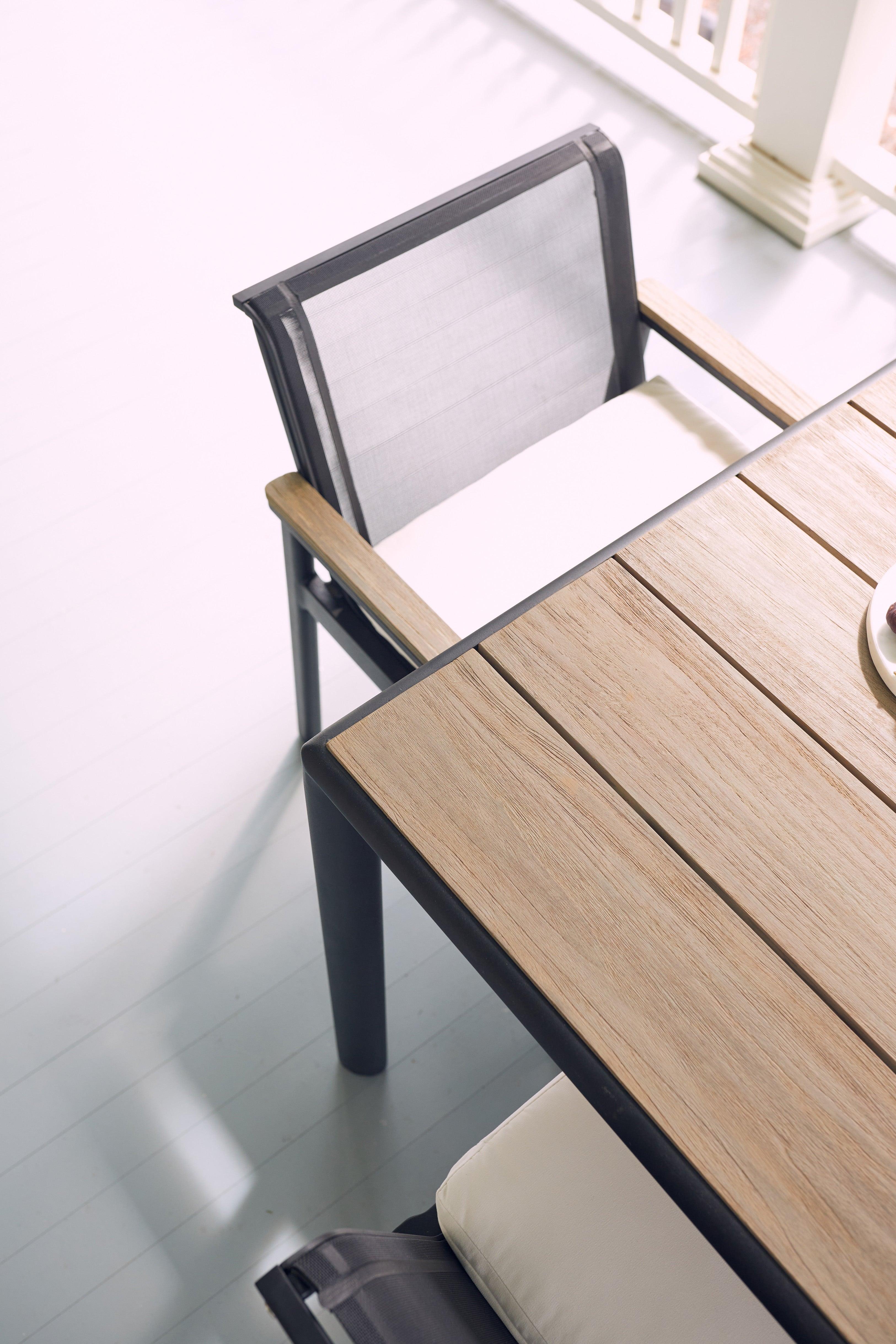 Weathered Teak Dining Table