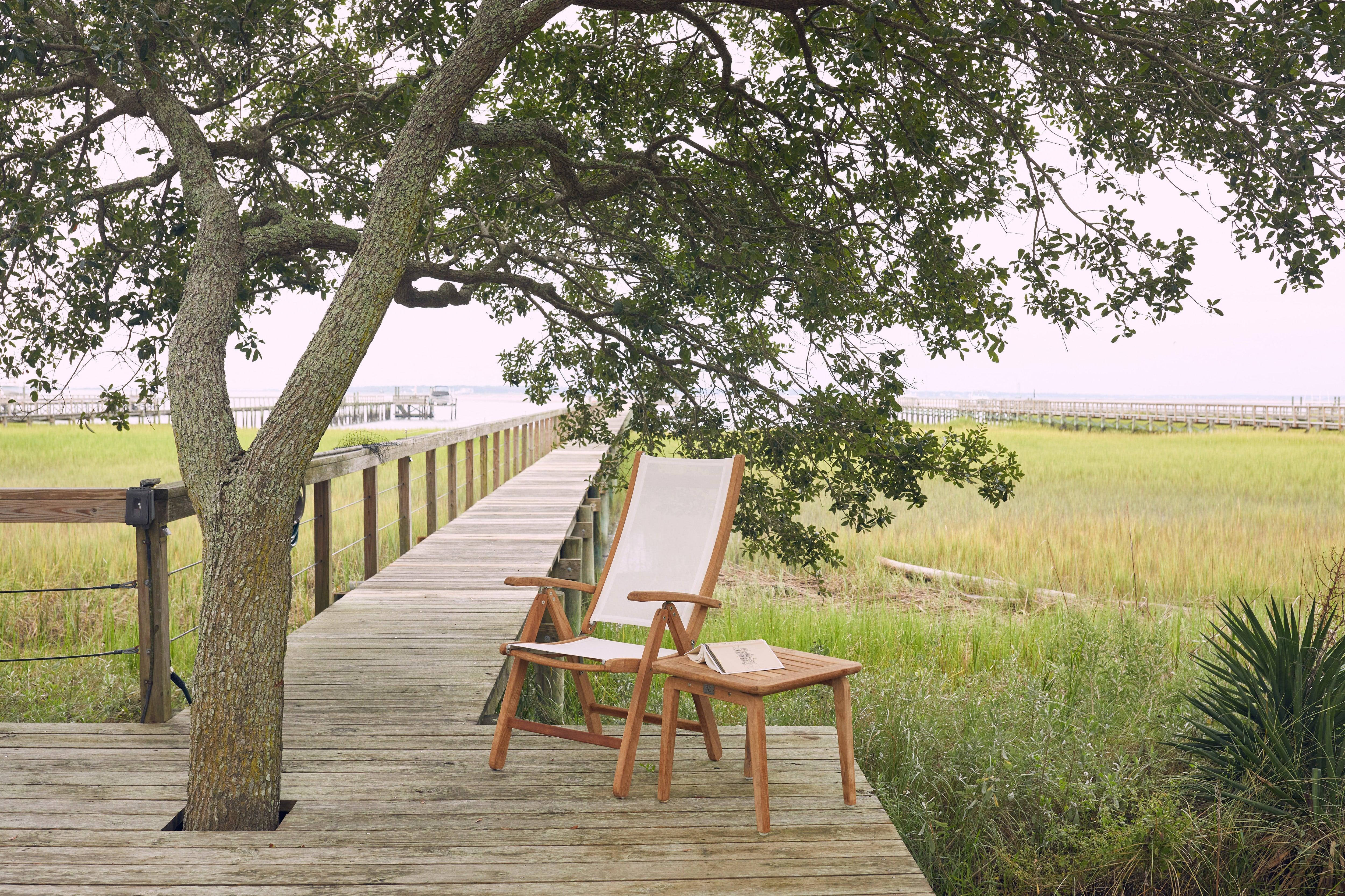 Outdoor Teak Reclining Chair